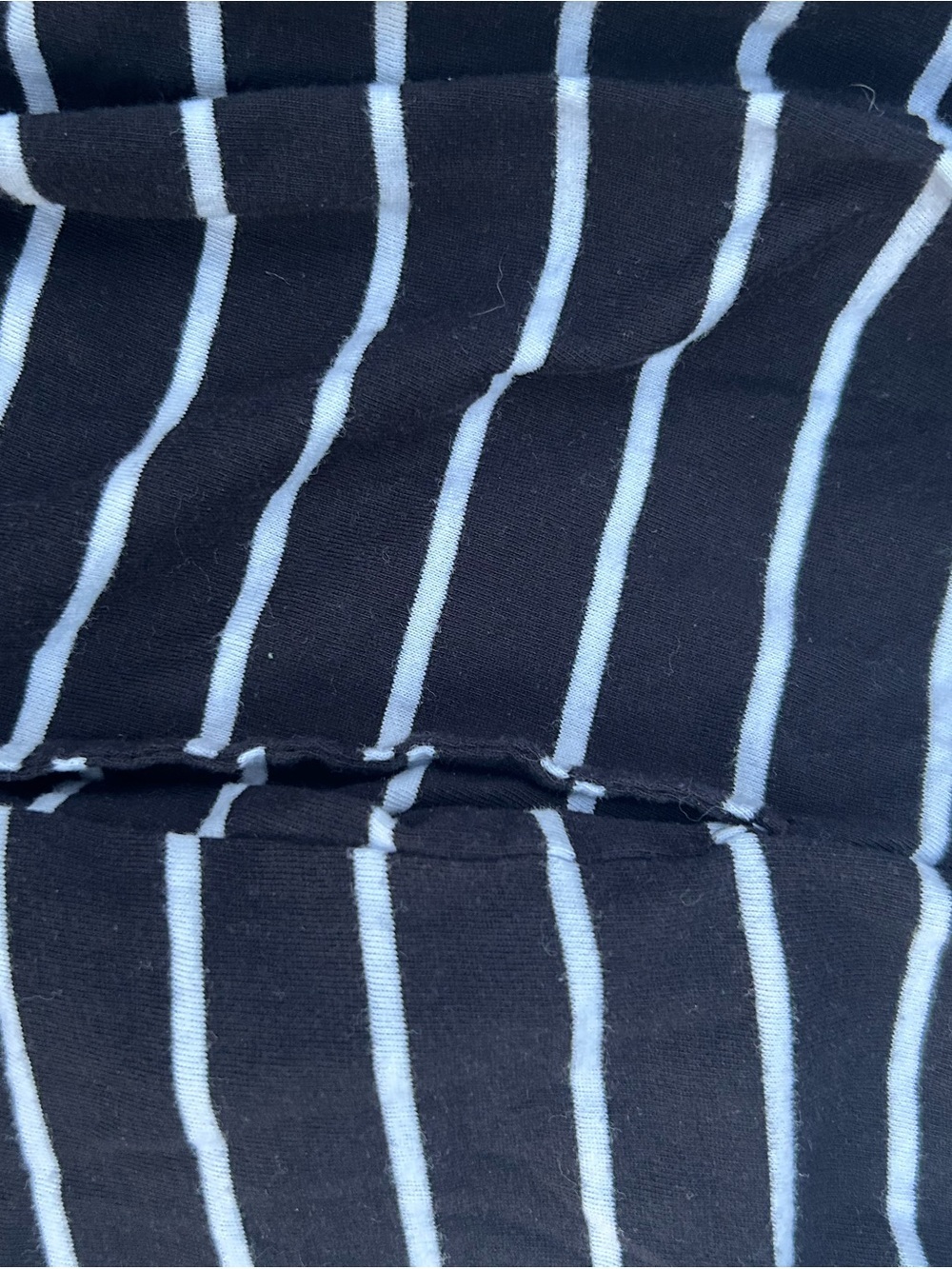 Woman’s black and White Striped Sleeveless Maxi Dress with pockets - Picture 8 of 8